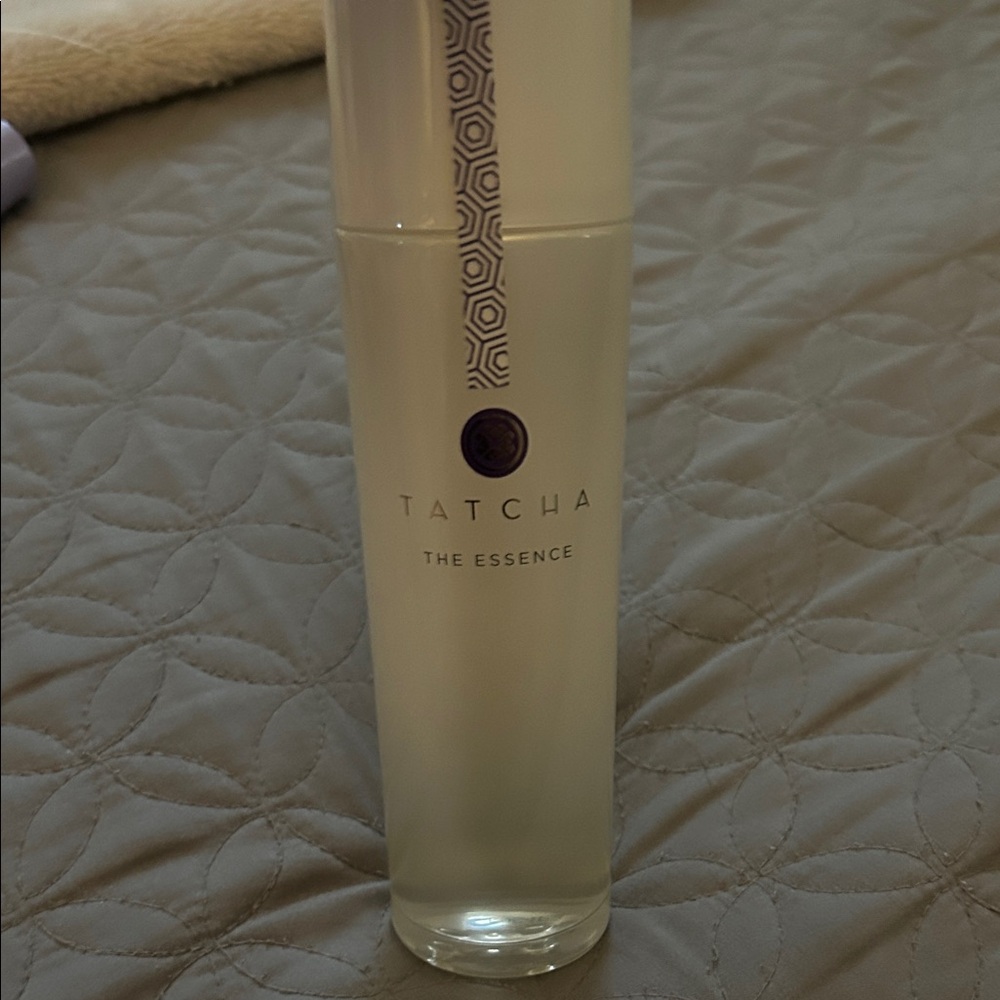 Tatcha The Essence Hydrating Toner — White & Purple Accents